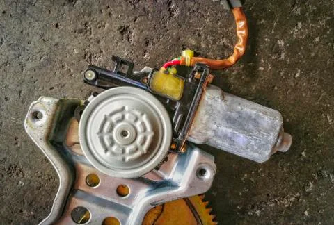 Power window motor unit Foto stock