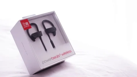 Powerbeats By Dre Stock Footage 128273848