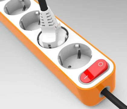 The powerboard Illustrazione stock