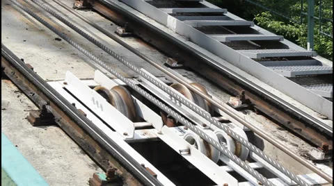 Powered funicular Stock Footage 31222180