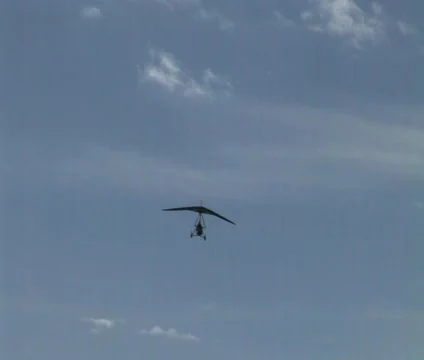 Powered hang glider 13 Stock-Footage 357036