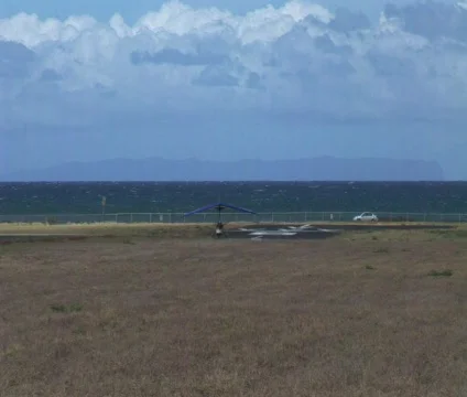 Powered hang glider 6 Stock Footage 356985