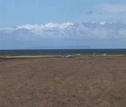 Powered hang glider 7 Stock Footage 356986