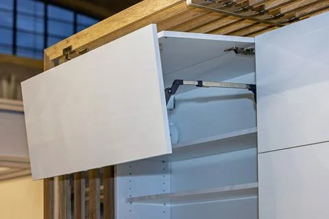 Powered Kitchen Door Opening Stock Photos