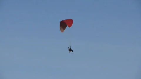 Powered parachute 스톡 동영상 862000