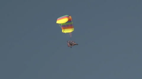 Powered parachute sequence Stock Footage 1000959