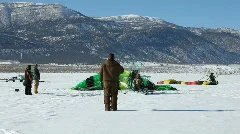 powered parachute takeoff