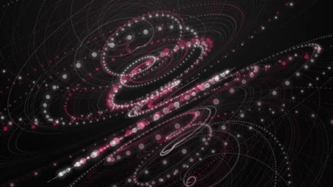 Powerful animation with particle stripe object in slow motion, 4096x2304 loop 4K Stock Footage 161187058