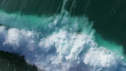 Powerful Breaking Waves On The Sea Of Beach Stock Footage 277530998