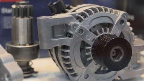 Powerful car generator Stock-Footage 90609433