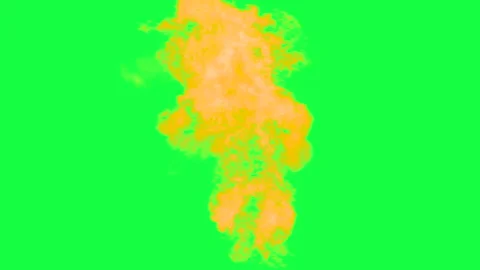 Powerful Combustion on Chromakey 4K Stock Footage 331731668