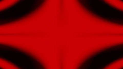 Powerful crimson radial burst with sharp abstract petals and glowing core loo 動画素材 334256844