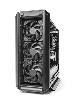 A powerful custom-built PC case Foto stock