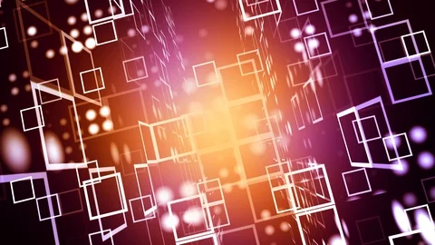 Powerful Data Stream Stock Footage 91055740