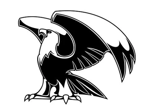 Powerful eagle Stock Illustration