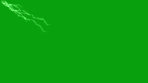 Powerful electric lightning lines striking down from above Video stock 332158751