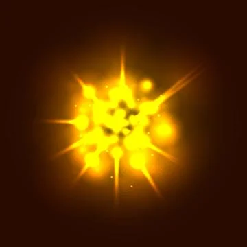 Powerful explosion background Stock Illustration