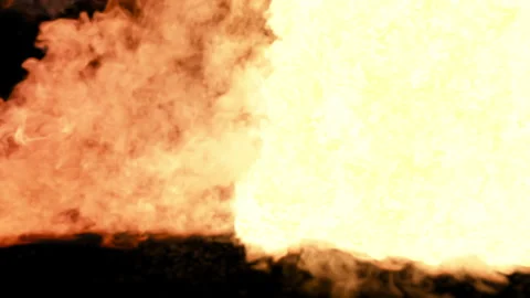 A powerful explosion in close-up Stock-Footage 274640220