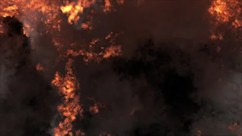 A powerful explosion followed by a swirl Stock Footage 274640252