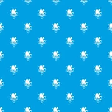 Powerful explosion pattern seamless blue Illustrazione stock