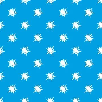 Powerful explosion pattern seamless blue Stock Illustration