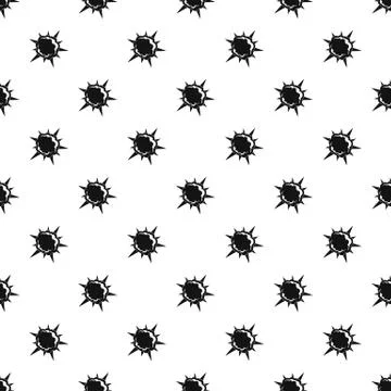Powerful explosion pattern vector Illustrazione stock