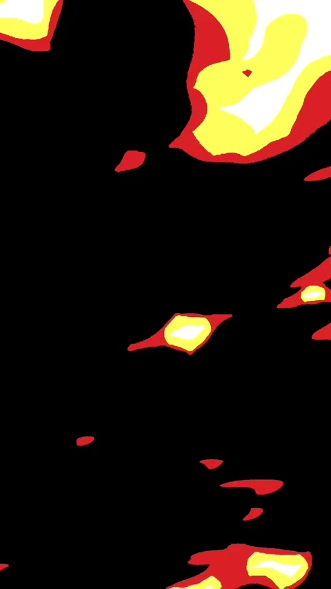 Powerful Fire Transition Overlay Vertical Video Effect 4K Stock Footage 304511304