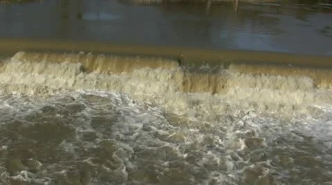 Powerful Flood Waters Video stock 20060103