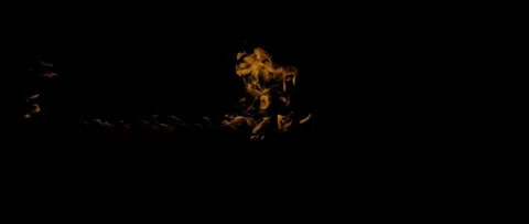 Powerful Ground Fire Blaze High Quality Fire VFX Footage Stock Footage 340073279
