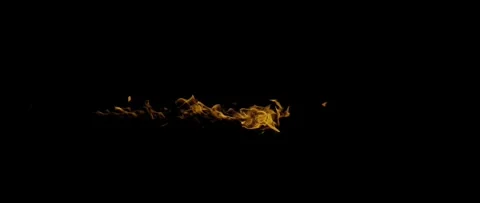 Powerful Ground Fire Blaze High Quality Fire VFX Footage Stock Footage 340076111