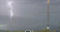 Powerful lightning in the oncoming storm Video HD