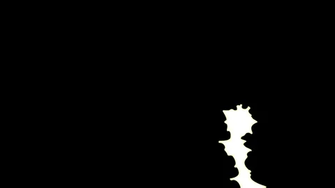 Powerful Lightning Strike Green Screen VFX Loop - Thunderstorm Energy Blast Over Stock Footage 318885891