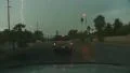 Powerful lightning strikes from a dashboard cam series 1 - 3 HD видео футажи
