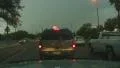 Powerful lightning strikes from a dashboard cam series 1 - 4 HD 동영상
