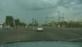 Powerful lightning strikes from a dashboard cam series 2 - 8 HD Footage