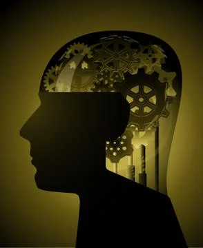 Powerful mind Stock Illustration