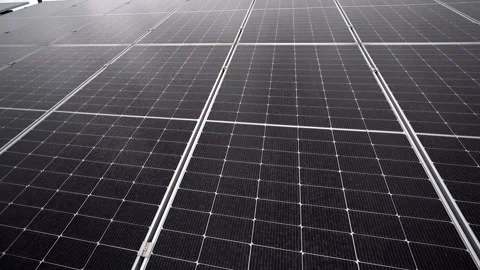 A powerful modular solar panel Stock Footage 321826121