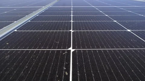 A powerful modular solar panel Stock Footage 321826718