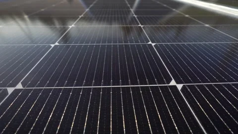 A powerful modular solar panel Stock Footage 321826752