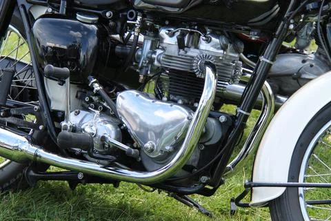 Powerful Motorcycle. Stock Photos