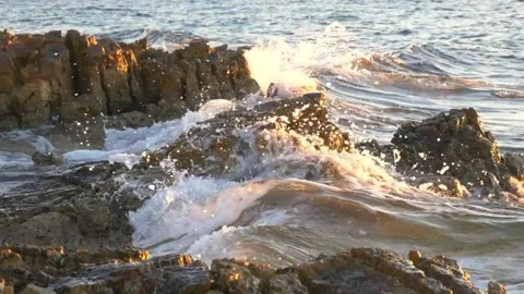 Powerful Ocean Scenes Capturing Nature's Majesty Stock Footage 297359709