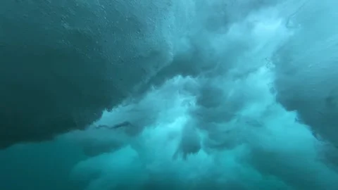 Powerful ocean wave Stock Footage 300751522