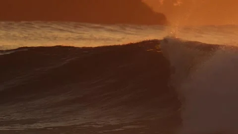 Powerful ocean wave.Awesome seascape Stock Footage 317051849