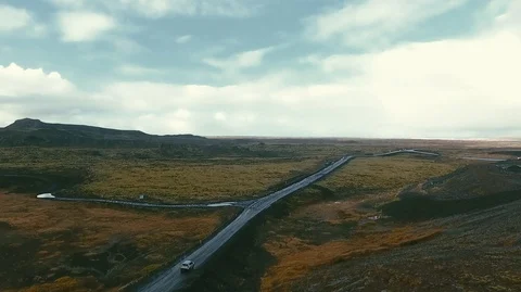Powerful ocean waves crashing on the rocks in the western part of Iceland in the Stock Footage 119999099