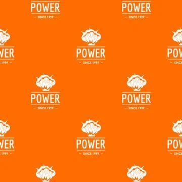 Powerful pattern vector orange 스톡 일러스트