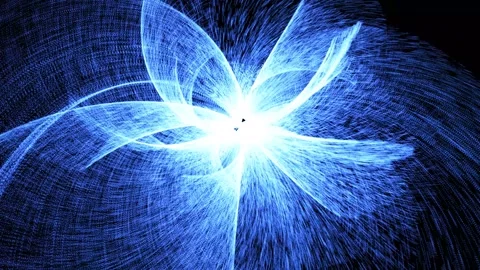 Powerful plasma streams burst from the surface of the incandescent star Vídeo Stock 333117479