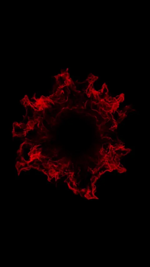 Powerful red shockwave explosion for social media 库存影片 333505544