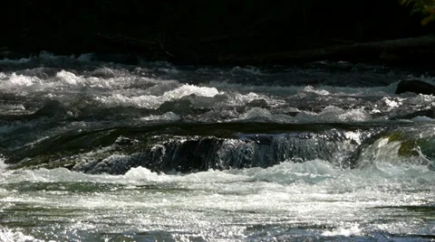 Powerful River Rapids 3 Stock Footage 38606265