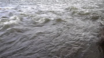 Powerful river stream close up, 4K ultra hd video clip Stock Footage 85990170
