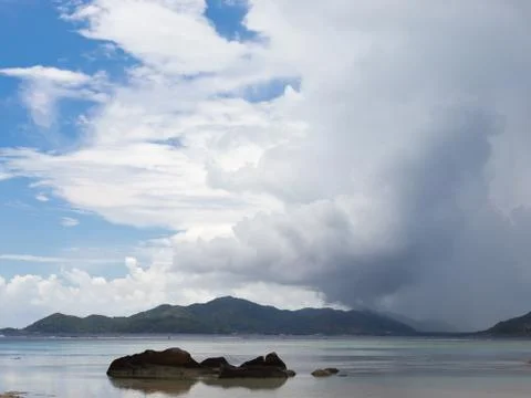 Powerful storm front Foto stock